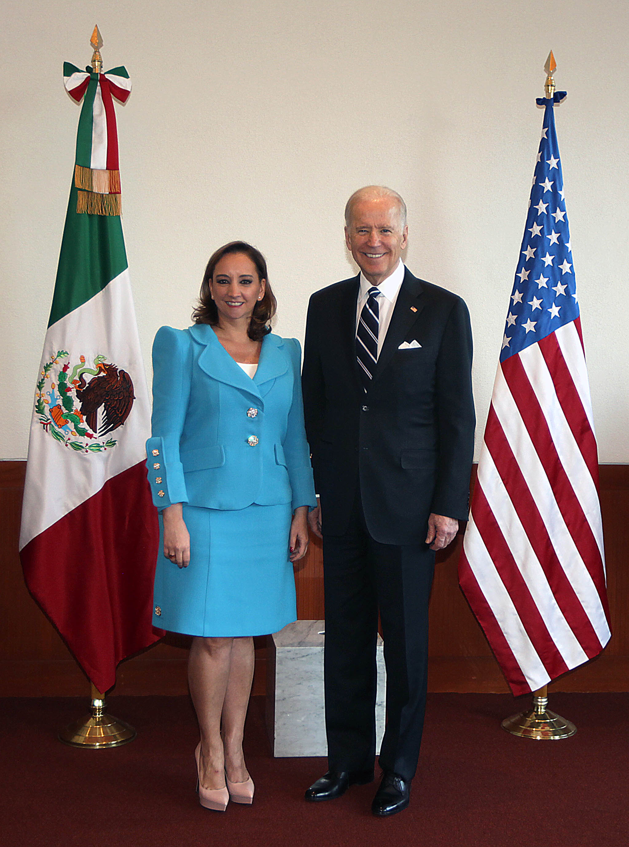 FOTO 1 Canciller Claudia Ruiz Massieu recibi  al Vicepresidente de Estados Unidos  Joseph Bidenjpg