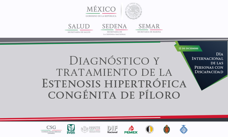 GPC sobre Diagnóstico y tratamiento de la Estenosis Hipertrófica congénita de Píloro