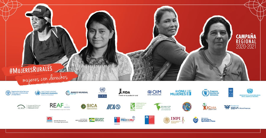 Campaña #MujeresRurales, mujeres con derechos busca empoderar a las mujeres rurales, indígenas y afrodescendientes frente a la pandemia