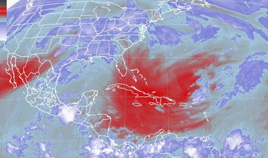 Se pronostican tormentas intensas para Chiapas, Tabasco y el sur de Veracruz, debido a la depresión tropical Adrian