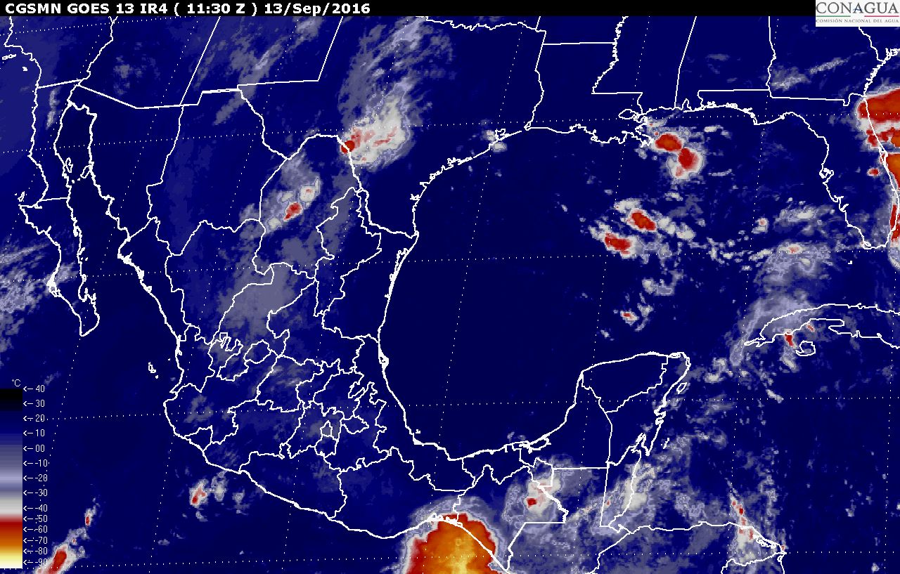 Para las próximas horas, se prevén tormentas intensas en Chiapas.