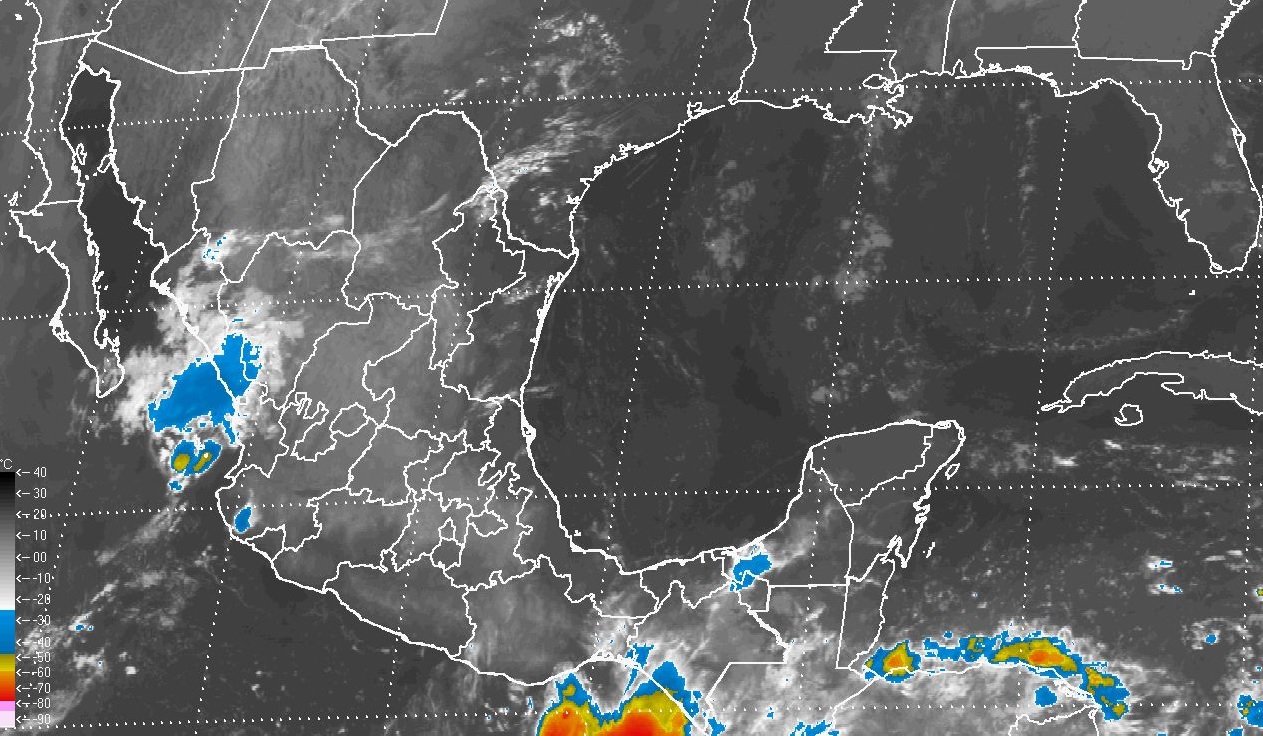 Se prevén tormentas muy fuertes en Chiapas, y fuertes en estados del centro, el sur y el oriente de México