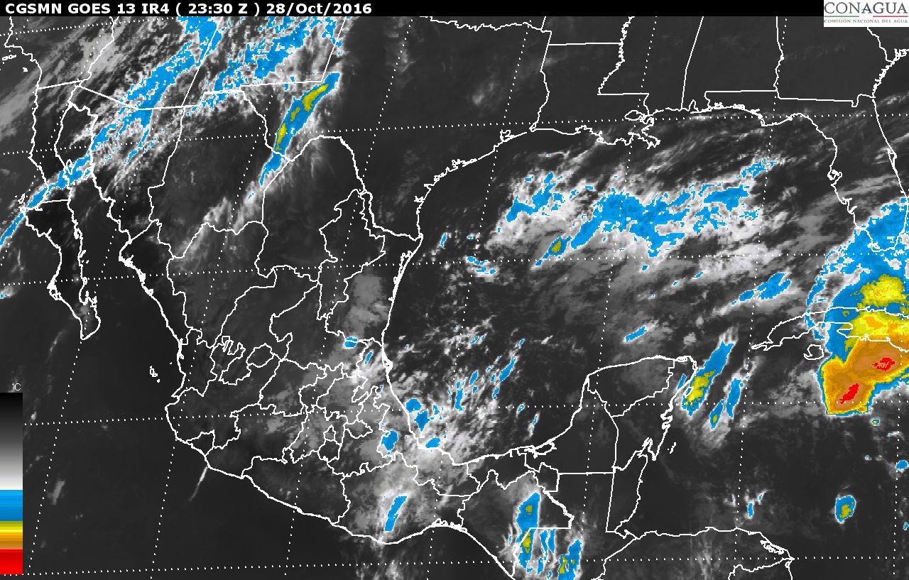Continúa el pronóstico de tormentas intensas en Veracruz y Quintana Roo, para las siguientes horas.