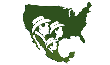 Logotipo de Migrantes mexicanos en Estados Unidos.