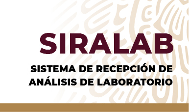 Logotipo de Siralaba, Sistema de recepción de análisis de laboratorio.