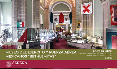 imágenes de los museos y bibliotecas del Ejército Mexicano.