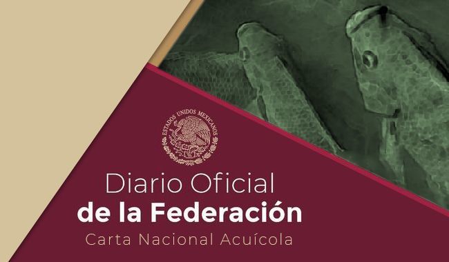 Diario Oficial de la Federación, Carta Nacional Acuícola