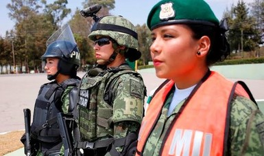 Mujeres militares en el Ejército Mexicano.