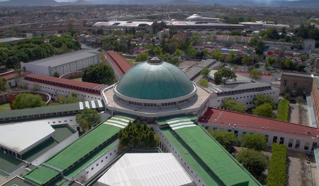 Imagen aérea de la Cúpula del edificio del Archivo General de la Nación-