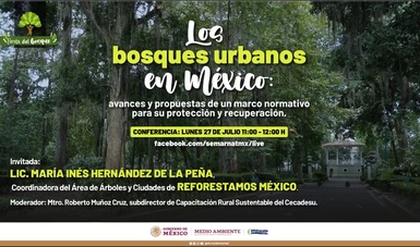 Los bosques urbanos en México.