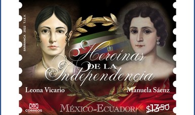 Heroínas de la Independencia Leona Vicario y Manuela Sáenz
