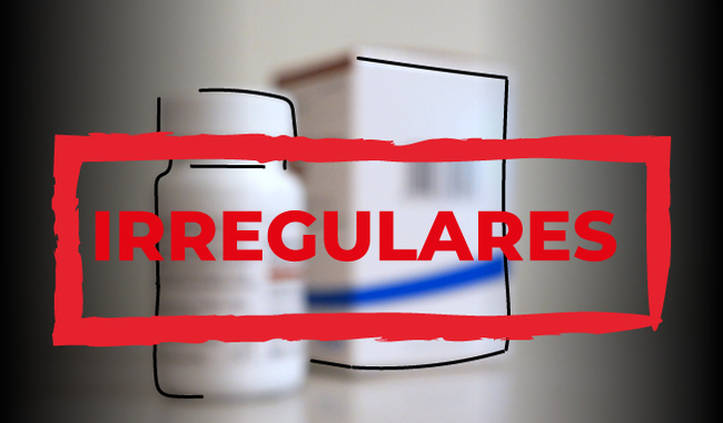 Lista de distribuidores irregulares de medicamentos 