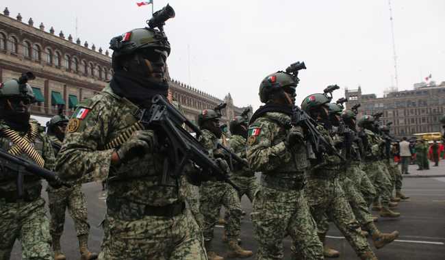 Personal militar del Ejército Mexicano.