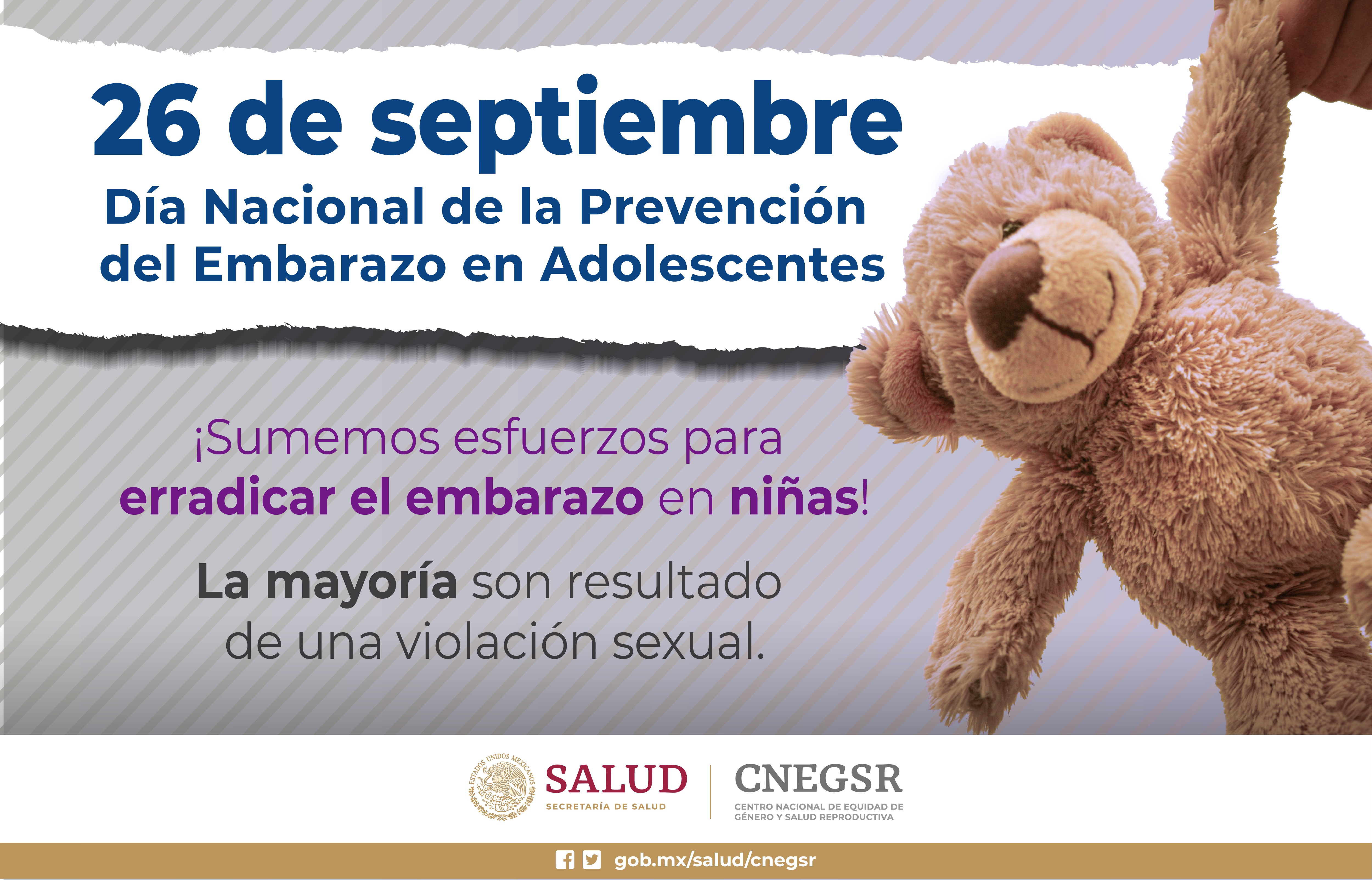 26 de Septiembre Día Nacional de la Prevención del embarazo en Adolescentes