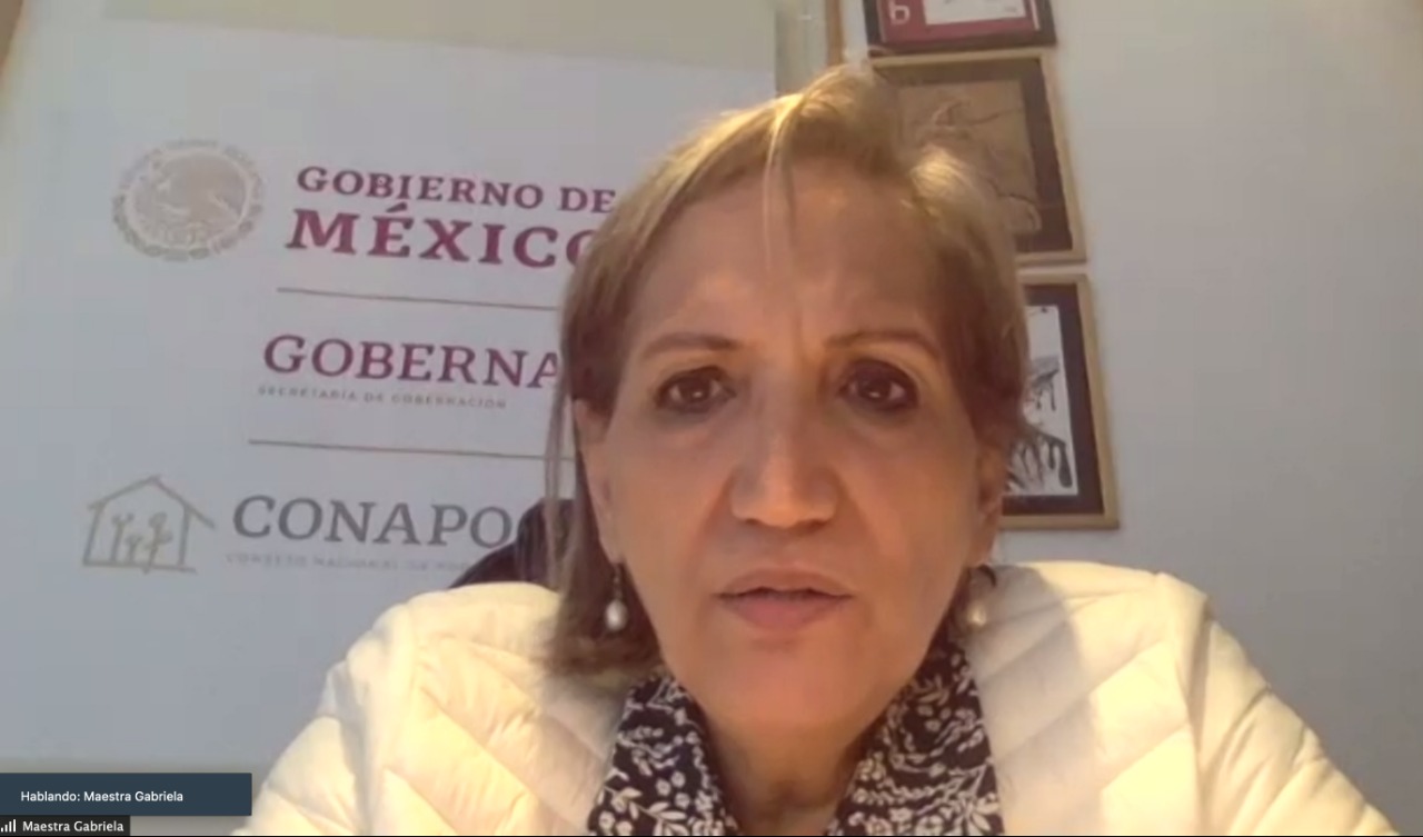 Gabriela Rodríguez Ramírez, Secretaria General del CONAPO.