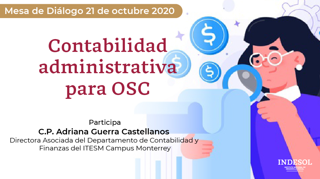 Mesa de Diálogo: Contabilidad administrativa para OSC