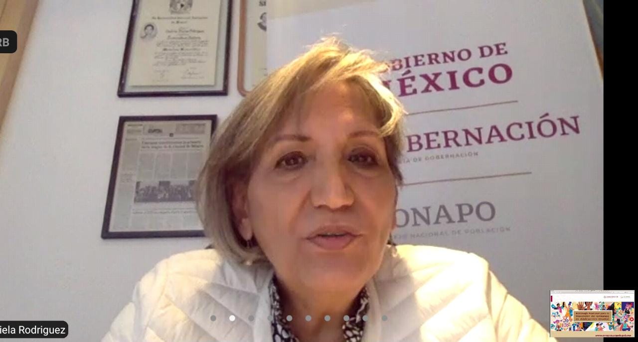 Gabriela Rodríguez Ramírez, Secretaria General del Consejo Nacional de Población.