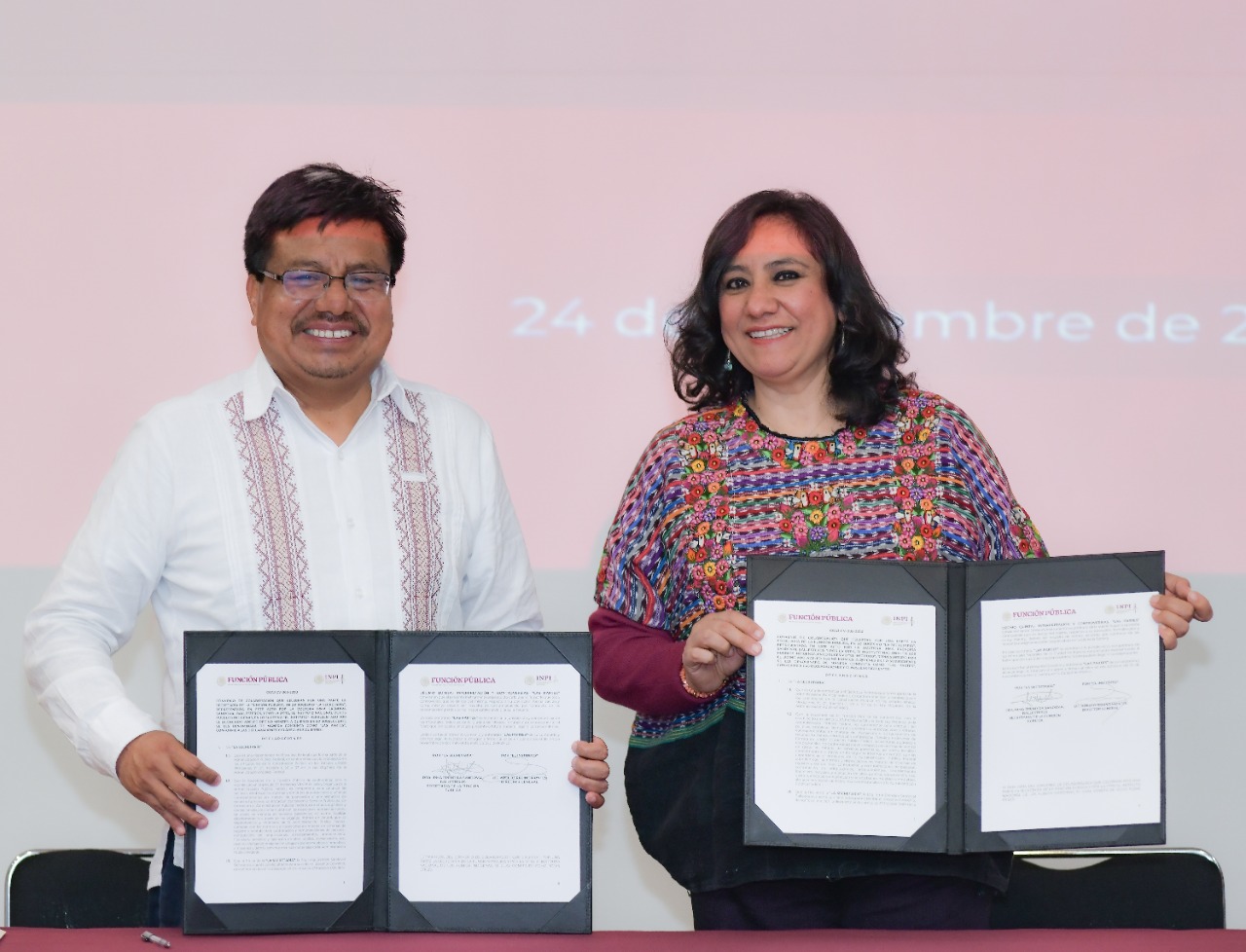 Secretaria Irma Eréndira Sandoval anuncia histórica inclusión de pueblos indígenas y afrodescendientes en el servicio público