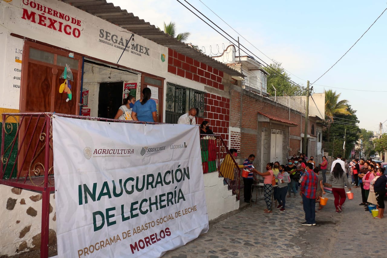 Abre Liconsa nuevas lecherías en Morelos y Estado de México