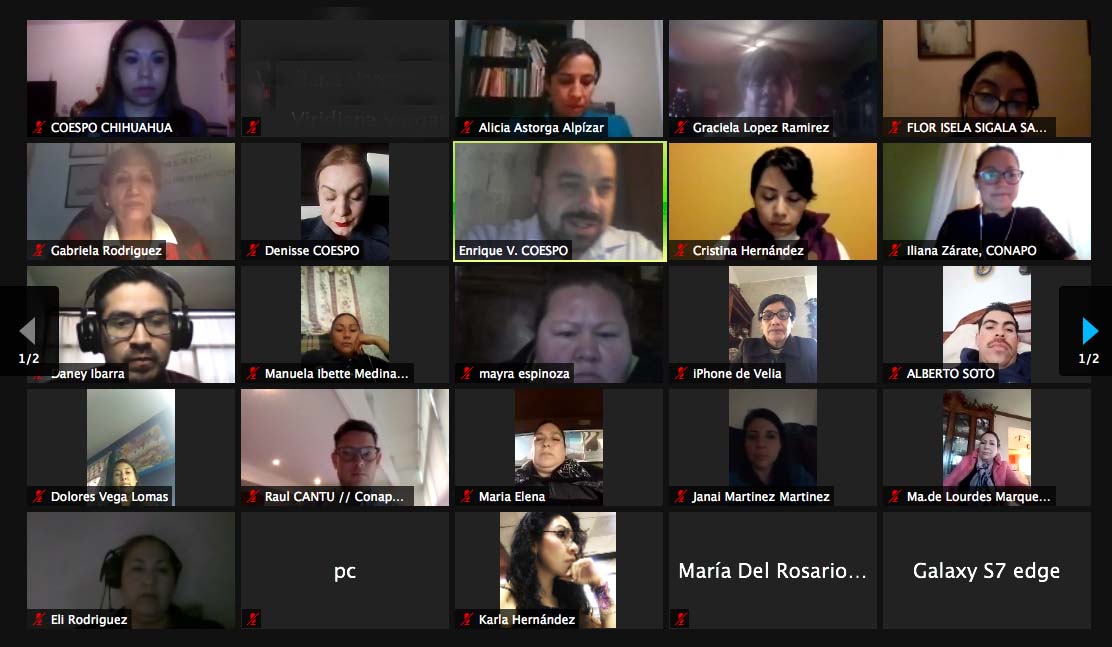 Primer Encuentro Virtual de Instructoras e Instructores de las Pláticas Prematrimoniales del estado de Chihuahua 