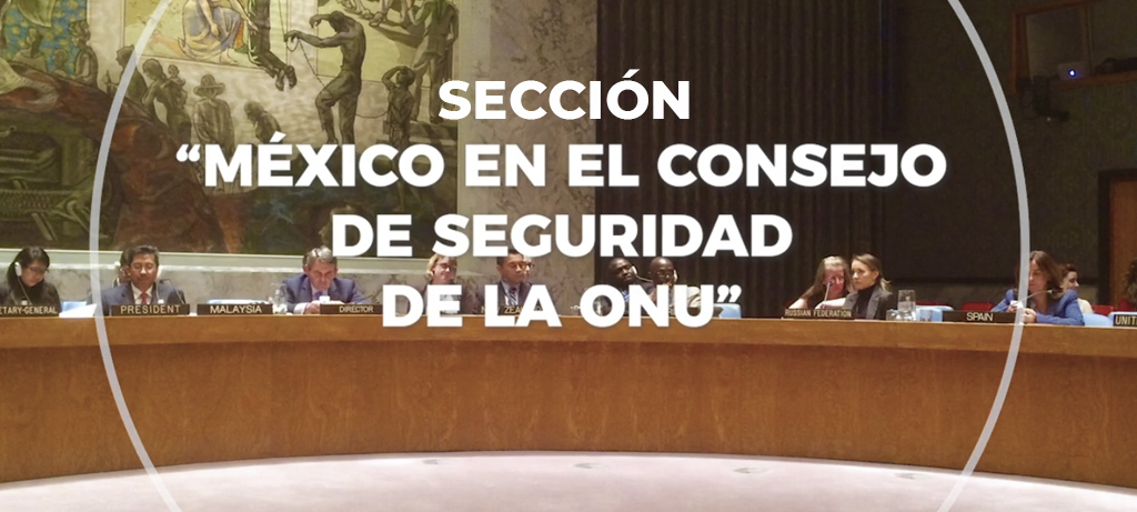Nueva sección sobre el Consejo de Seguridad de la ONU y la participación de México (2021-2022)