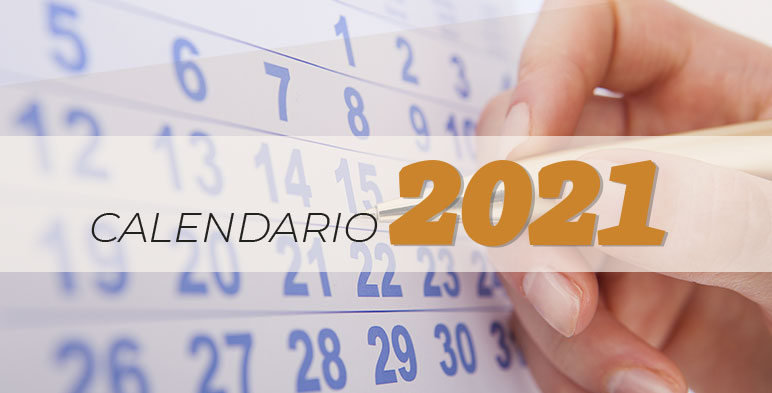 Imagen ilustrativa del calendario 2021