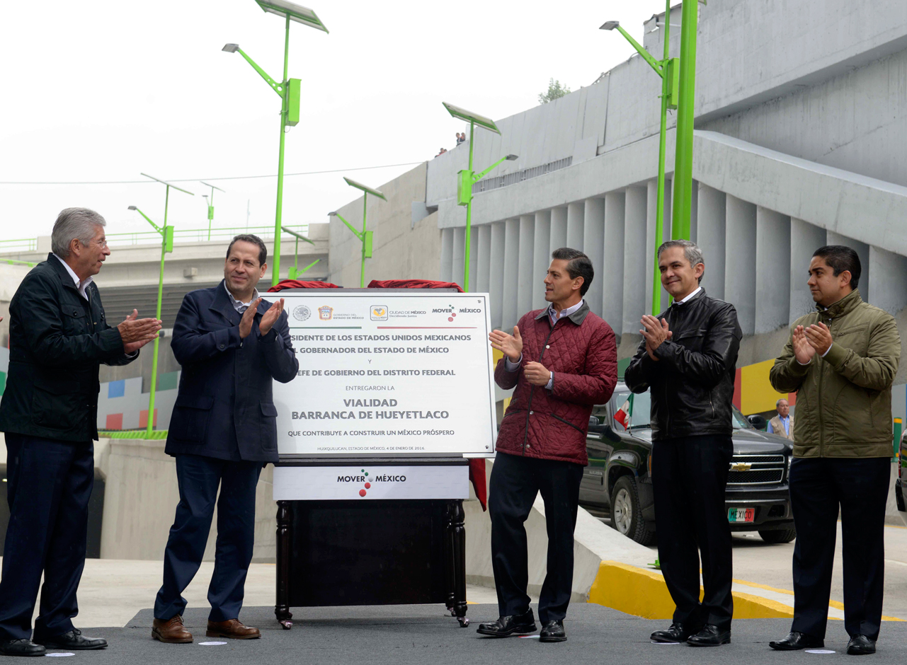 Inauguración del Distribuidor Vial “Barranca de Hueyetlaco”
