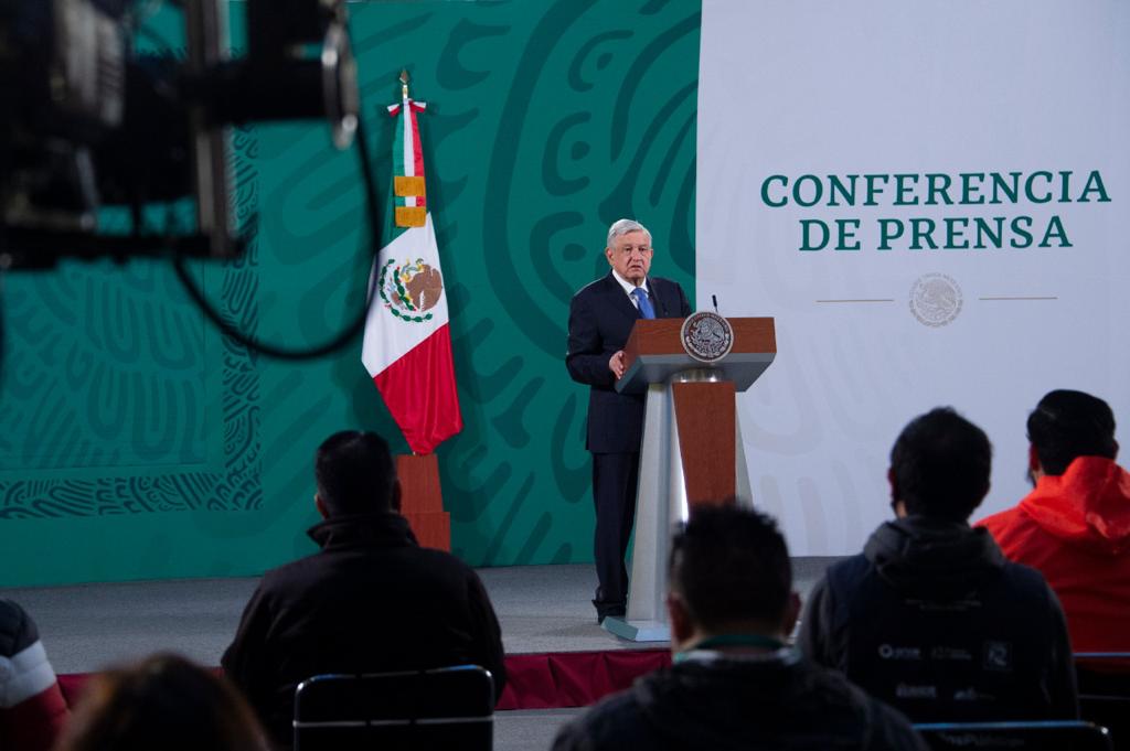 Conferencia de prensa del presidente Andrés Manuel López Obrador del 12 de febrero de 2021