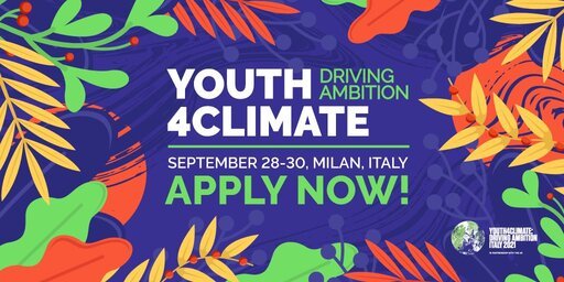Convocatoria “Youth4Climate: Driving Ambition” en el marco de la COP26
