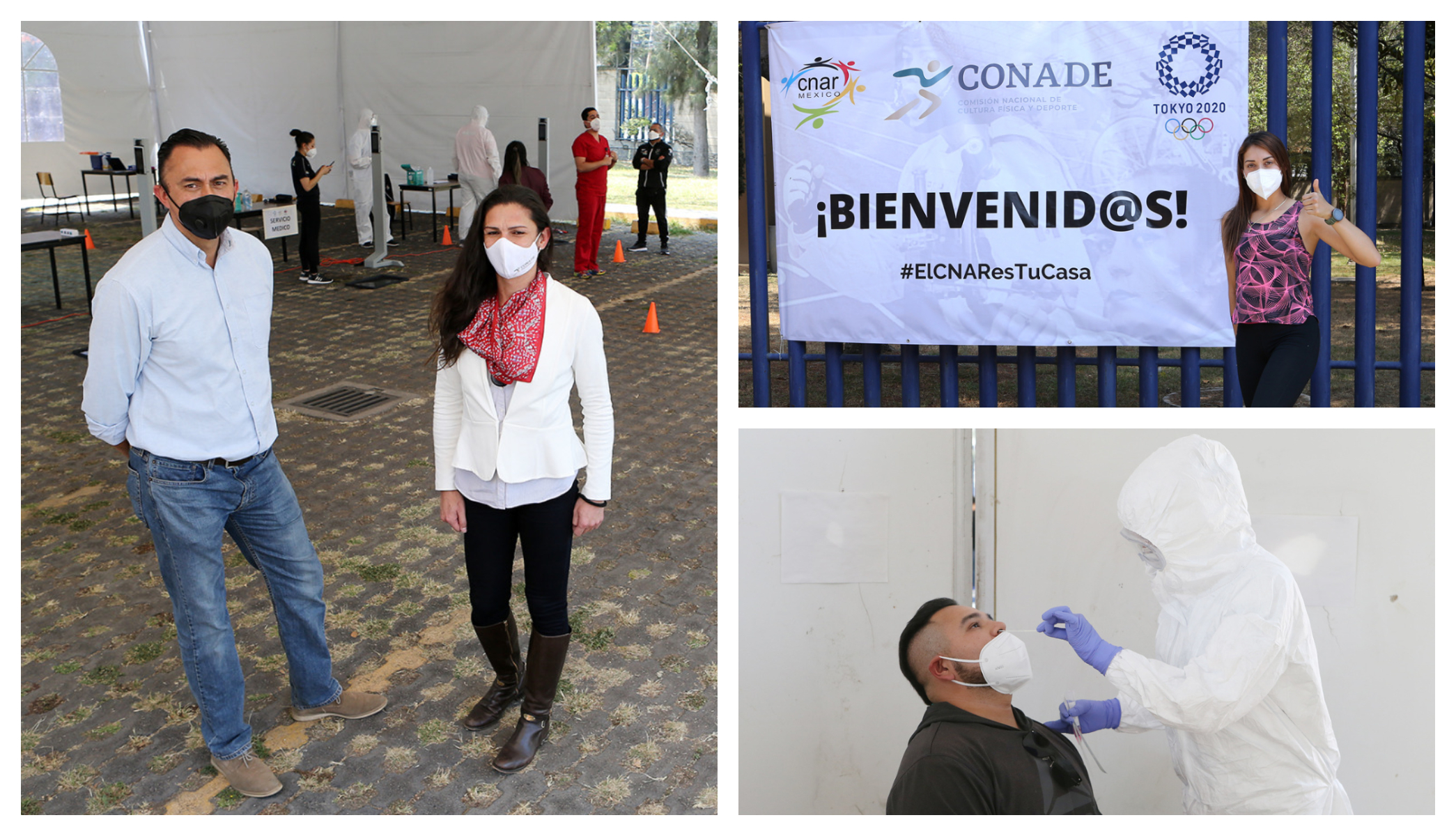 La CONADE pone en marcha el "Programa de Reapertura del CNAR", en el Centro Nacional de Talentos Deportivos y Alto Rendimiento, ubicado en la Ciudad de México, con la presencia de su titular Ana Gabriela Guevara. Especial
