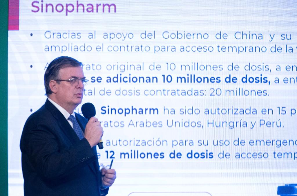 México acelera Plan Nacional de Vacunación; amplía a 22 millones las dosis Sinovac y Sinopharm contra COVID-19