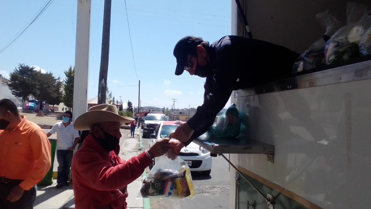 Lleva Segalmex-Diconsa venta de canasta básica
a comunidades de Tlaxco y Calpulalpan en Tlaxcala