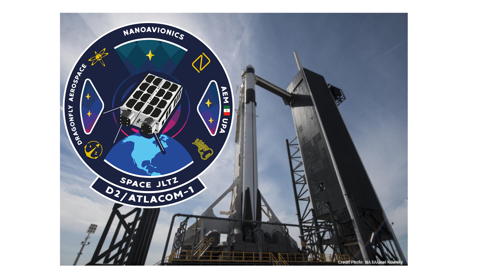 El Nanosatélite “D2/AtlaCom-1” será lanzado por Space X desde las instalaciones de la NASA en Cabo Cañaveral.