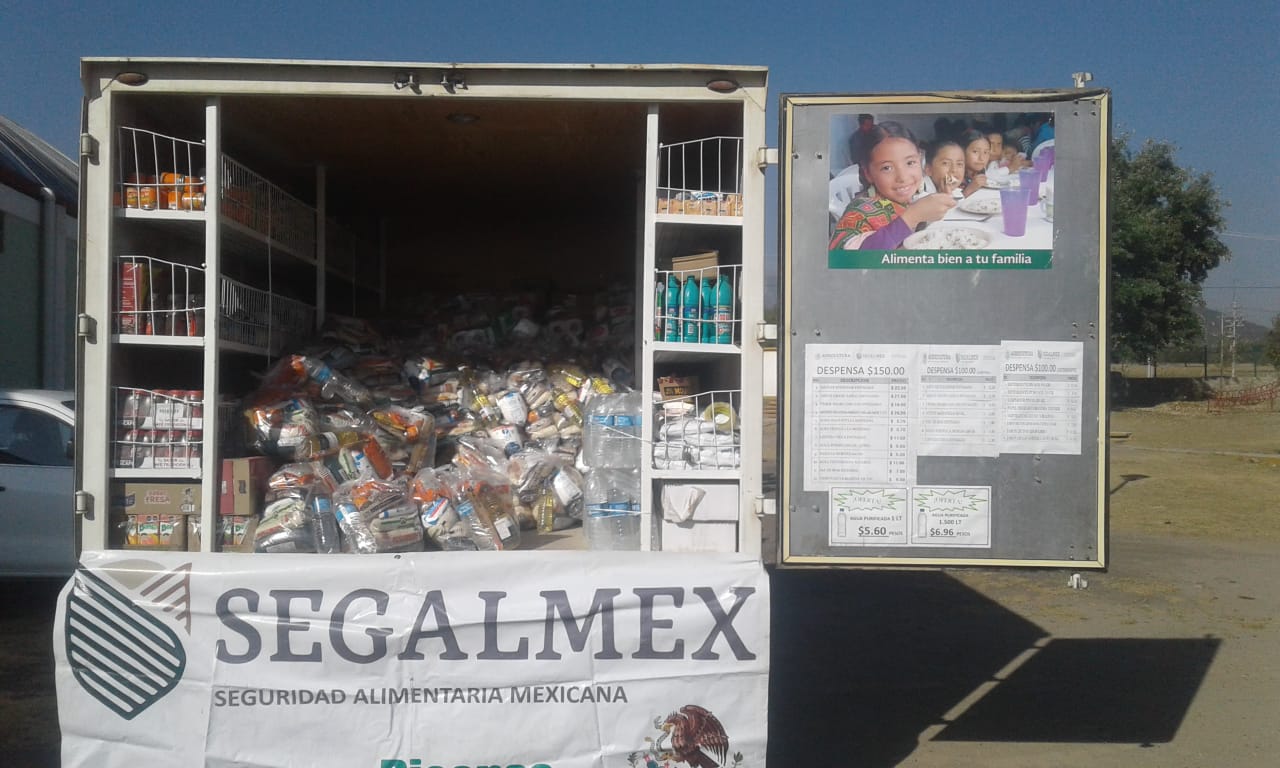 Provee Diconsa canasta básica a habitantes de Zacatelco,
 Tlaxco, Nanacamilpa, Ixtenco y Zitlaltepec, Tlaxcala