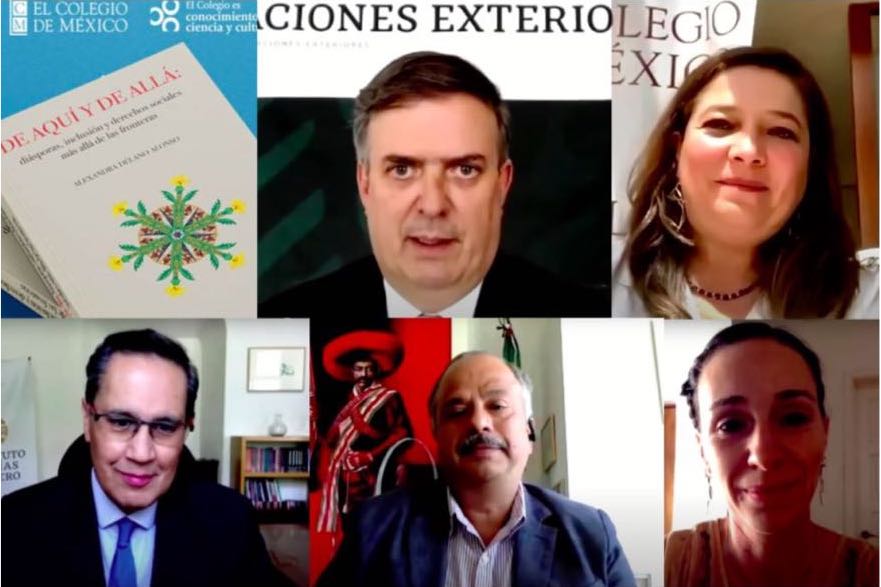 Canciller participa en presentación de libro sobre la relación de México con su diáspora