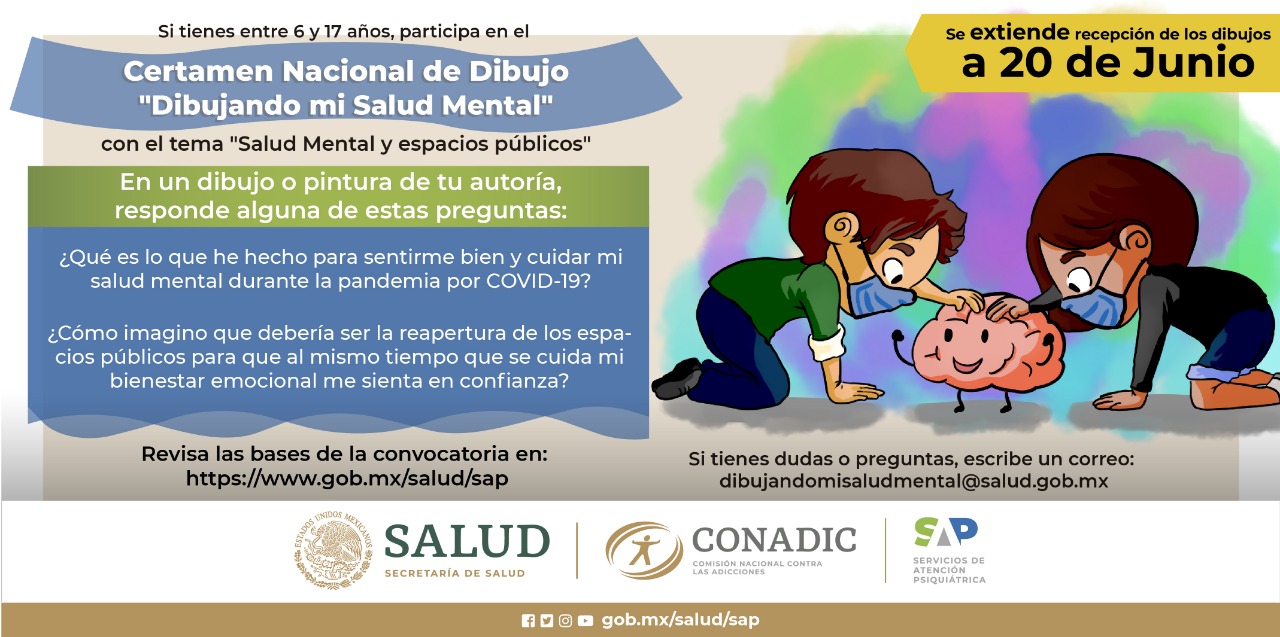 1er Concurso Nacional de Dibujo "Dibujando tu Salud Mental"