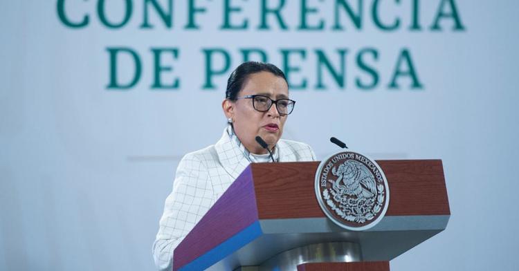 En la imagen aparece la secretaria de Seguridad y Protección Ciudadana, Rosa Icela Rodríguez Velázquez.