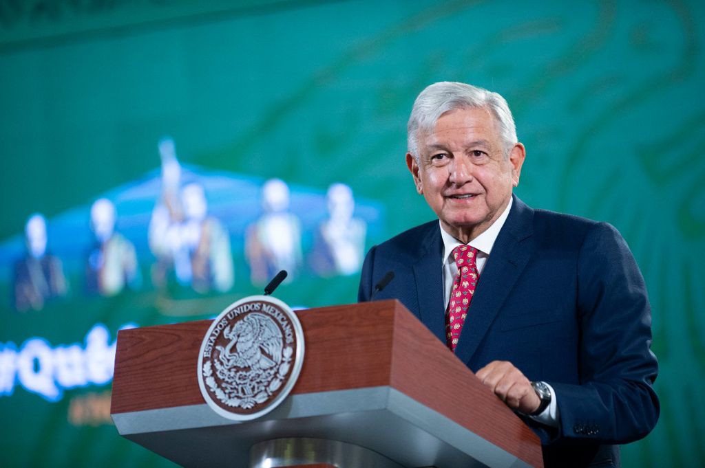 Presidente Andrés Manuel López Obrador desde Palacio Nacional
