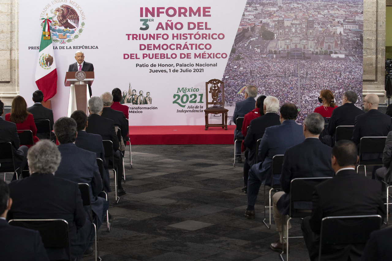 3er Año del Triunfo Histórico Democrático del Pueblo de México