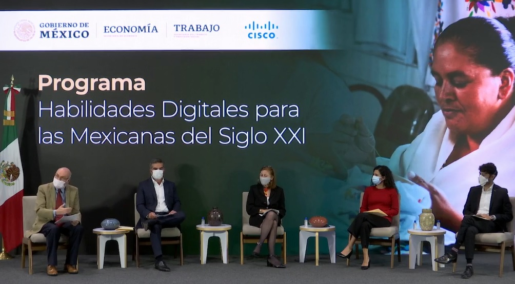 Secretaría de Economía, Secretaría del Trabajo y Cisco lanzan el Programa de Habilidades Digitales para las Mexicanas del Siglo XXI