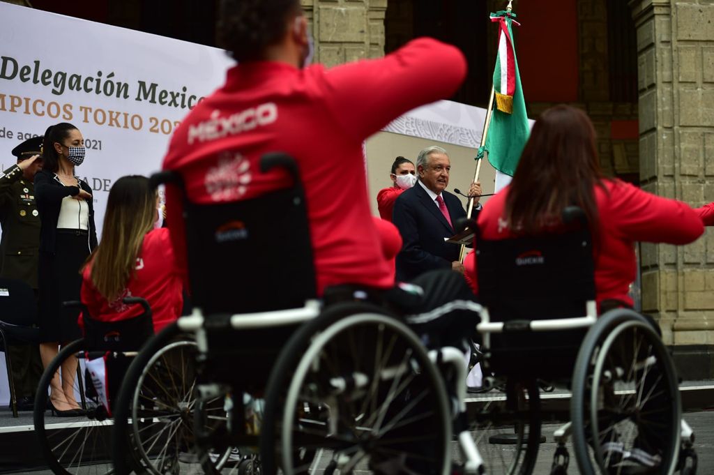 Abanderamiento de la Delegación Mexicana XVI Juegos Paralímpicos Tokio 2020
