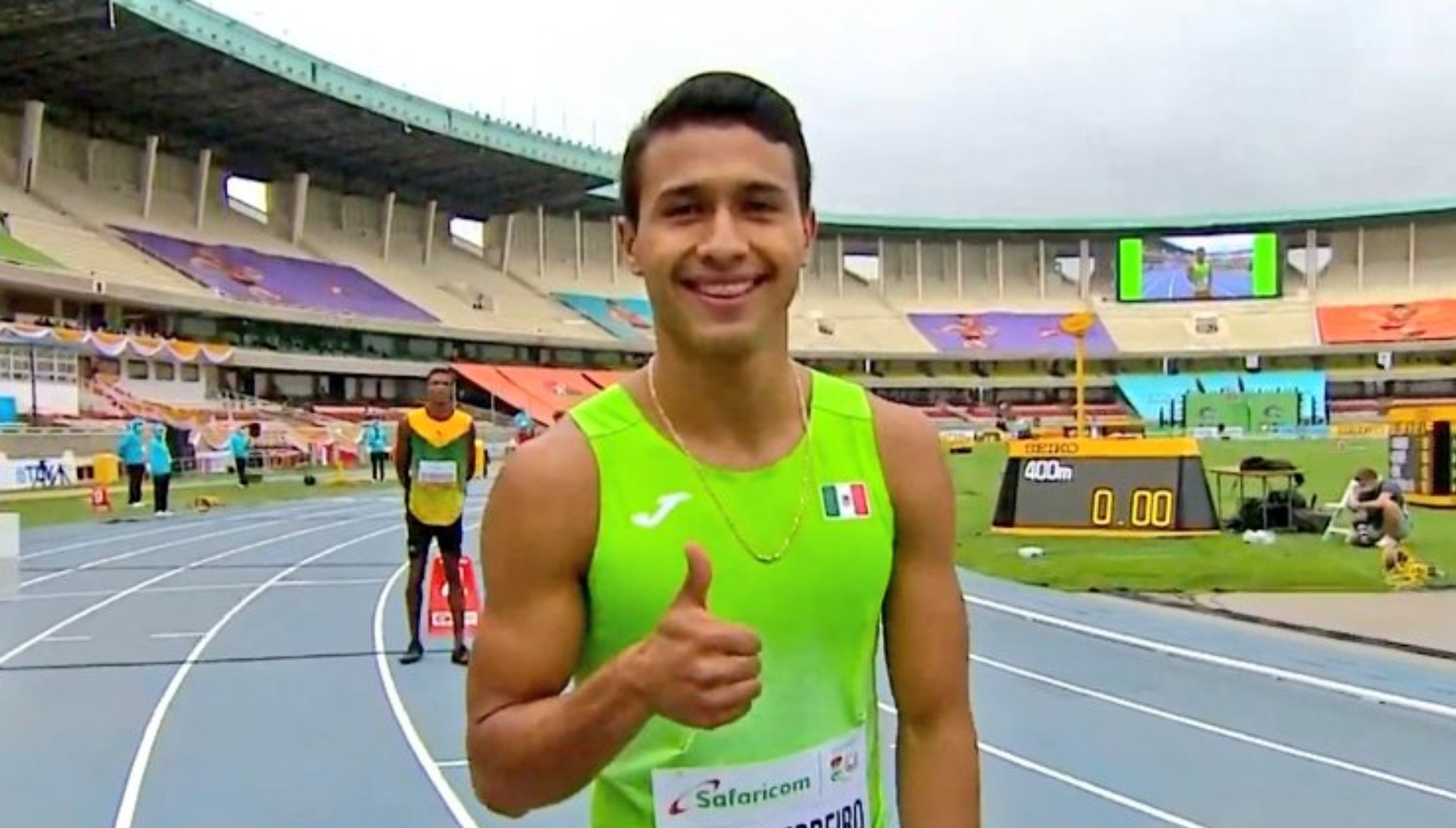 Luis Antonio Avilés Ferreiro, velocista mexicano de 400 metros planos. Especial
