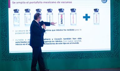 Mexico receives a shipment of 1.75 million doses of the Moderna vaccine from the US