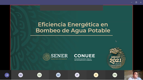 En coordinación con Banobras, la Conuee imparte taller de Eficiencia Energética en Bombeo de Agua Potable 
