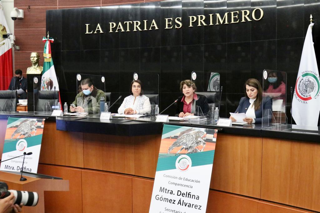 Boletín SEP no. 259 Ya toman clases presenciales más de 20 millones de alumnas y alumnos: Delfina Gómez Álvarez
