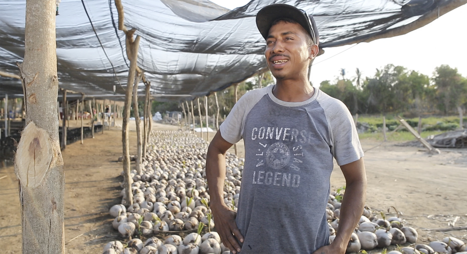 Alejandro Lozano, sembrador afromexicano de Marquelia, Guerrero.