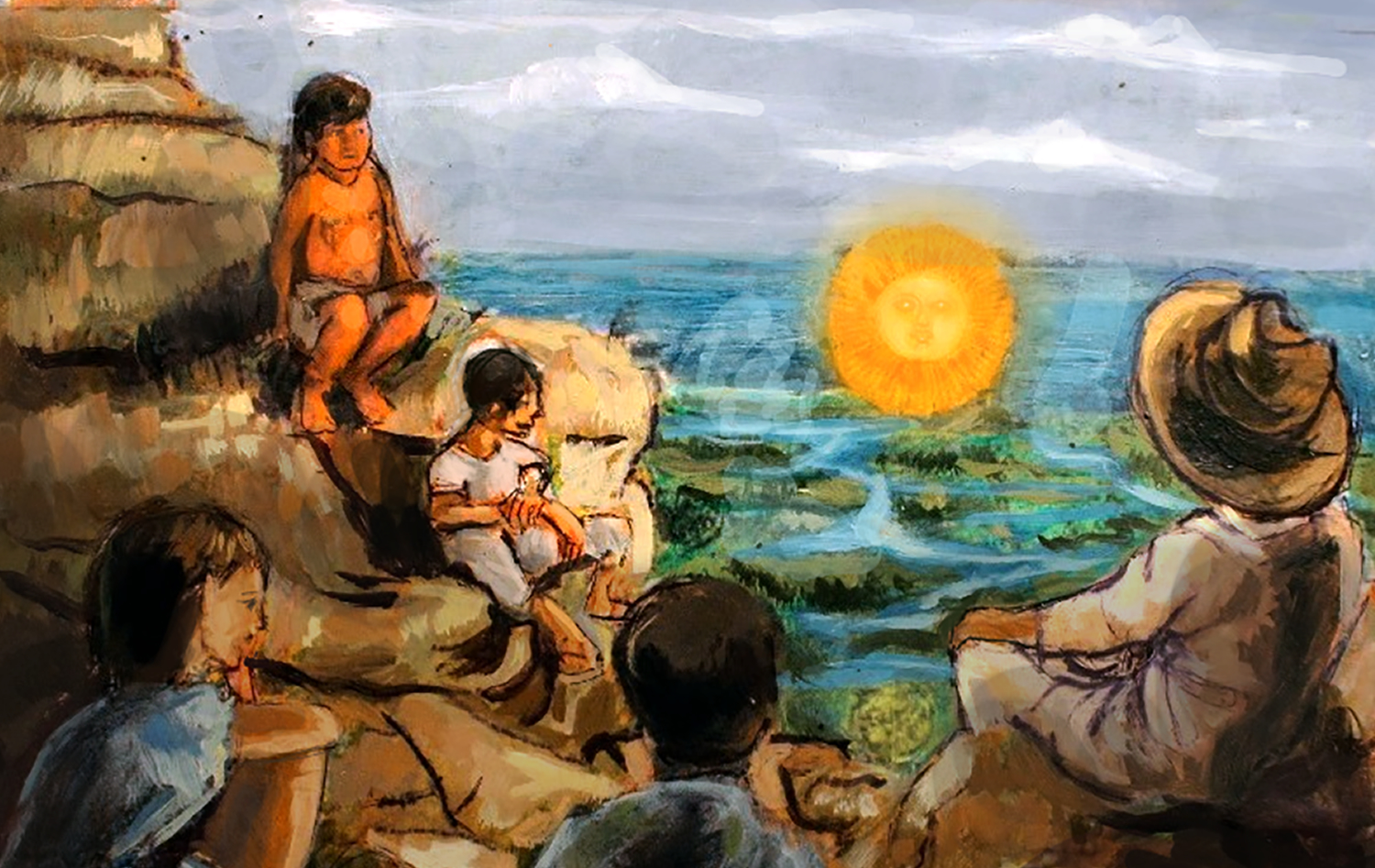 Relatos sobre el origen del mundo. Cronistas de las comunidades indígenas.