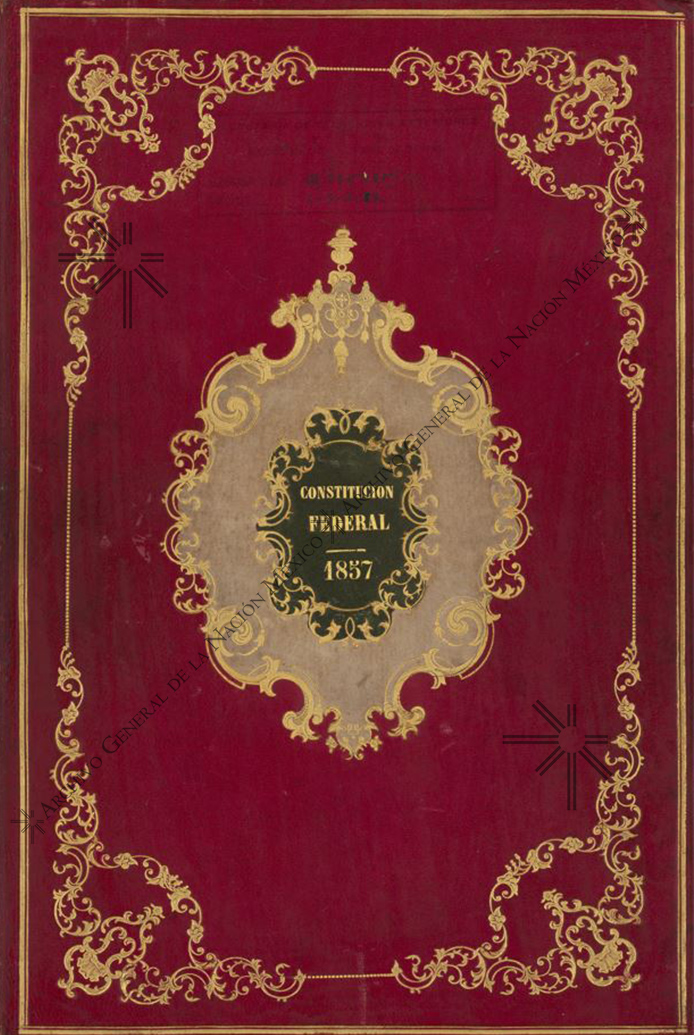 Portada de la Constitución de Federal 1857