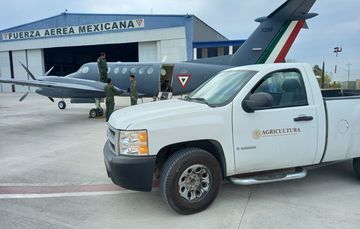 La Fuerza Aérea Mexicana incorporó dos aeronaves más en el proyecto de estimulación –el cual emplea tecnología amigable 
con el ambiente—, y que estarán disponibles hasta que termine la temporada de lluvias.