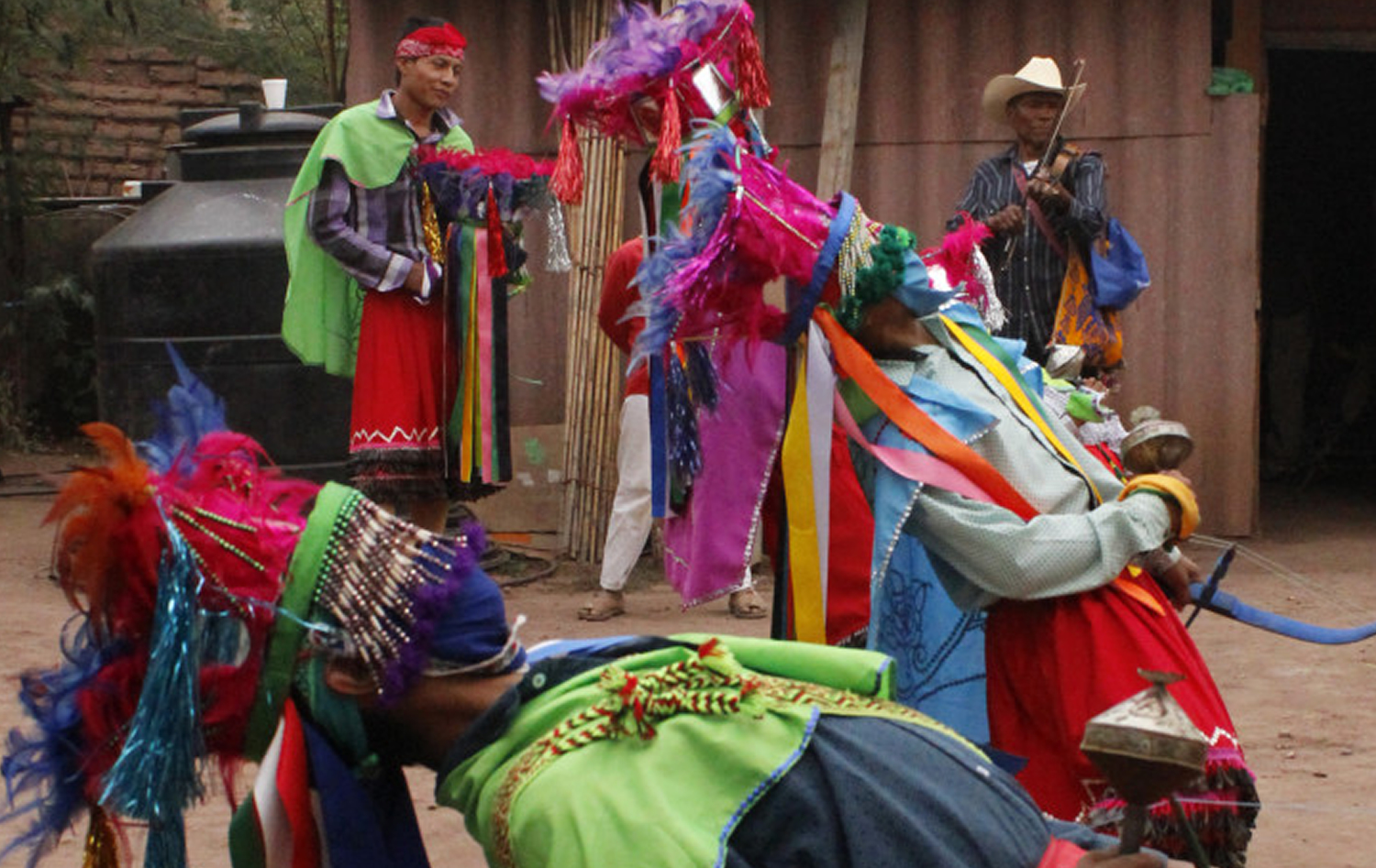Coras de Nayarit. Danzas tradicionales de Jesús María en el relevo de autoridades indígenas. 